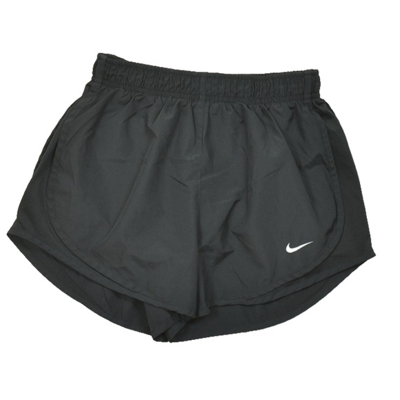 Nike Dri-FIT Women's Running Shorts Regular Size S Black Gym Run - Picture 1 of 8